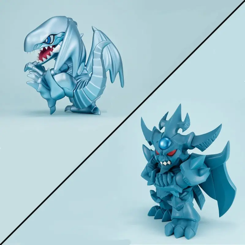 Yu-Gi-Oh! Duel Monsters statuetten PVC Megatoon Blue Eyes White Dragon & Obelisk the Tormentor (with gift)  | 4535123841279