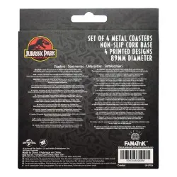 Jurassic Park pack 4 sous-verres  | 5060948296366