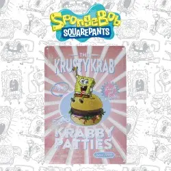 SpongeBob panneau métal Krusty Krab | 5060948291866