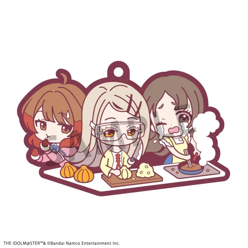 Idolmaster assortiment charms caoutchouc Rubber Mascot Buddycolle Gakuen 7 cm (6) | 4535123841644