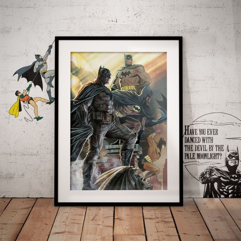 DC Comis lithographie Batman 85th Anniversary Limited Edition 42 x 30 cm 