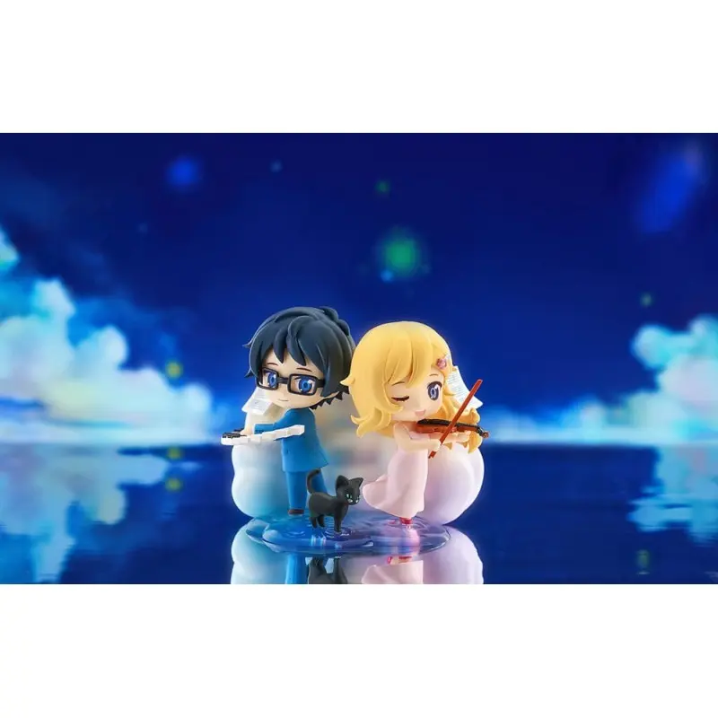 Your Lie in April pack 2 mini figurines Qset Kaori Miyazono & Kosei Arima 9 cm  | 4580416949446