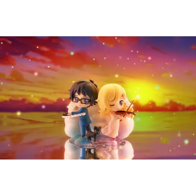 Your Lie in April pack 2 mini figurines Qset Kaori Miyazono & Kosei Arima 9 cm  | 4580416949446