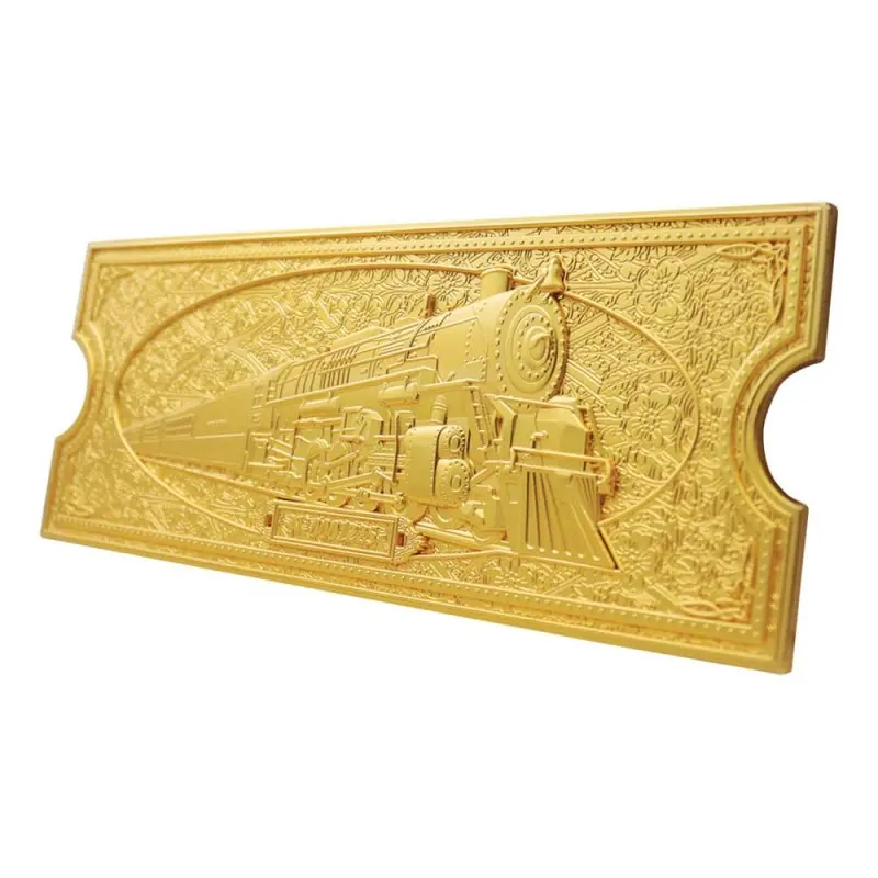 Le Pôle express réplique Train Ticket 24k Gold Plated Limited Edition  | 5060948295666