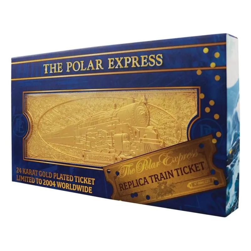 Le Pôle express réplique Train Ticket 24k Gold Plated Limited Edition  | 5060948295666