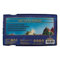 Le Pôle express réplique Train Ticket 24k Gold Plated Limited Edition  | 5060948295666