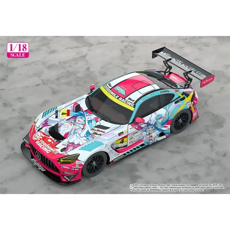 Hatsune Miku GT Project véhicule 1/18 Hatsune Miku AMG 2024 Season Opening Ver. 26 cm | 4580590190504