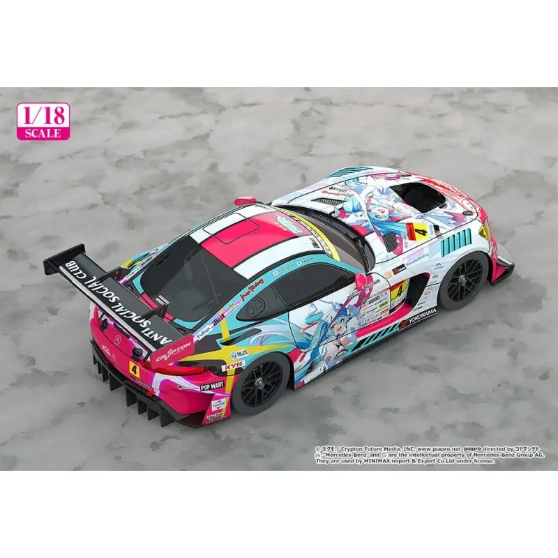 Hatsune Miku GT Project véhicule 1/18 Hatsune Miku AMG 2024 Season Opening Ver. 26 cm | 4580590190504
