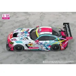 Hatsune Miku GT Project véhicule 1/18 Hatsune Miku AMG 2024 Season Opening Ver. 26 cm | 4580590190504