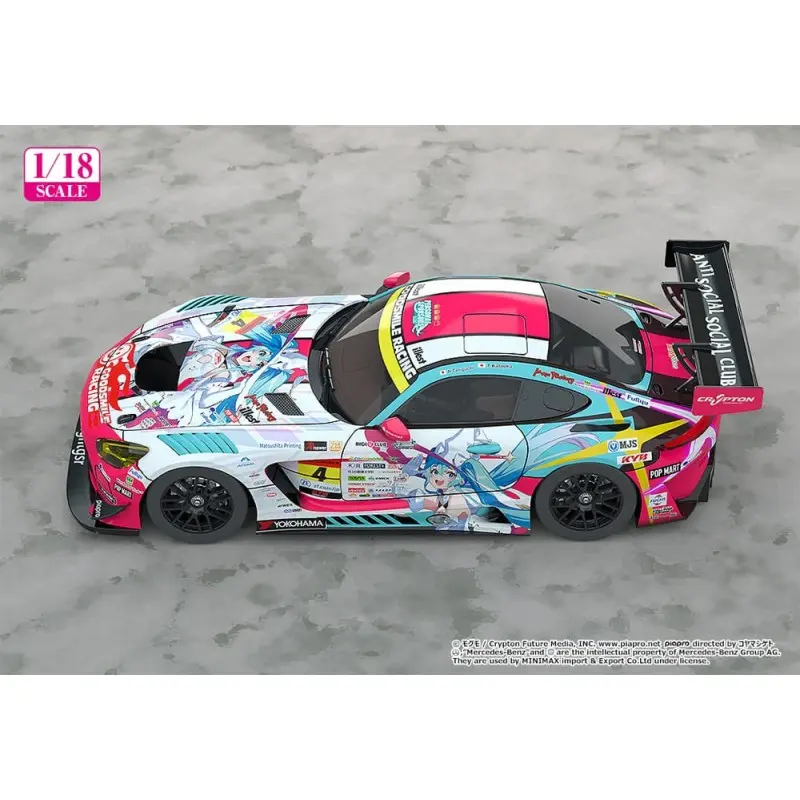 Hatsune Miku GT Project véhicule 1/18 Hatsune Miku AMG 2024 Season Opening Ver. 26 cm | 4580590190504