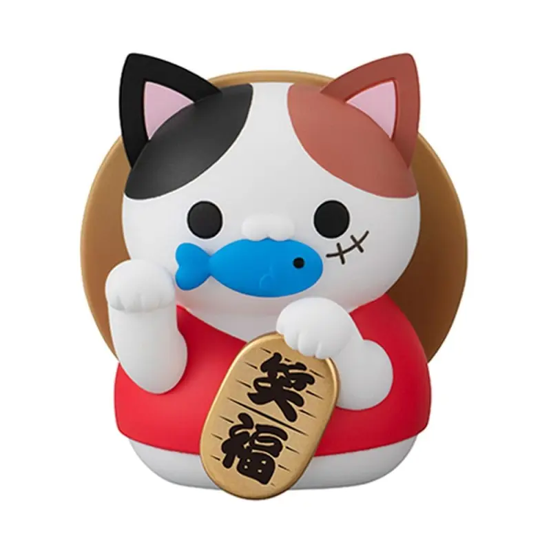 One Piece Mega Cat Project présentoir trading figures NyanPieceNyan! Beckoning cat Lucky Cat Pirates 7 cm (6) | 4535123842078