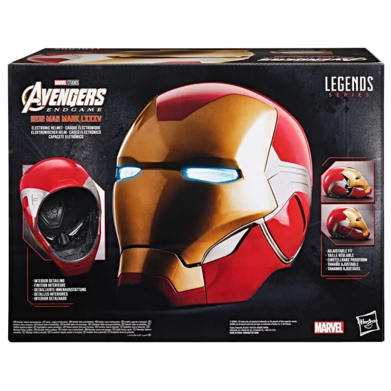 Avengers: Endgame Marvel Legends casque électronique Iron Man Mark LXXXV | 5010996217400