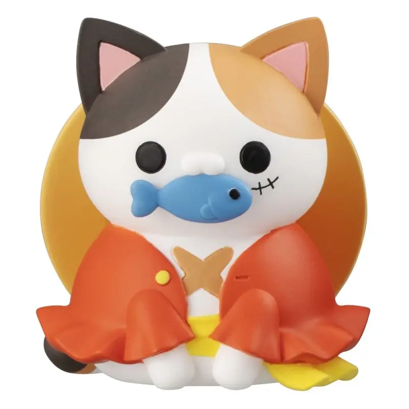 One Piece Mega Cat Project assortiment trading figures 3 cm NyanPieceNyan! I'm gonna be king of Paw-rates Vol. 1 (8) | 4535123842115