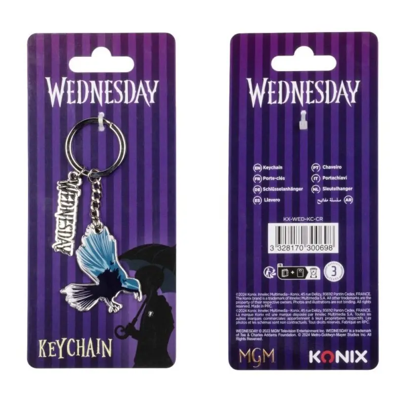 Wednesday porte-clés Crow | 3328170300698