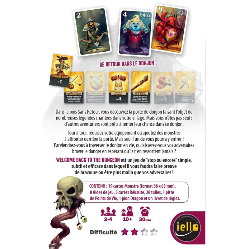Welcome Back to the Dungeon - Iello - Mini Games
