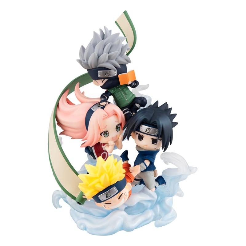 Naruto Shippuden statuette PVC FigUnity Gather here, Team 7 13 cm (with gift)       