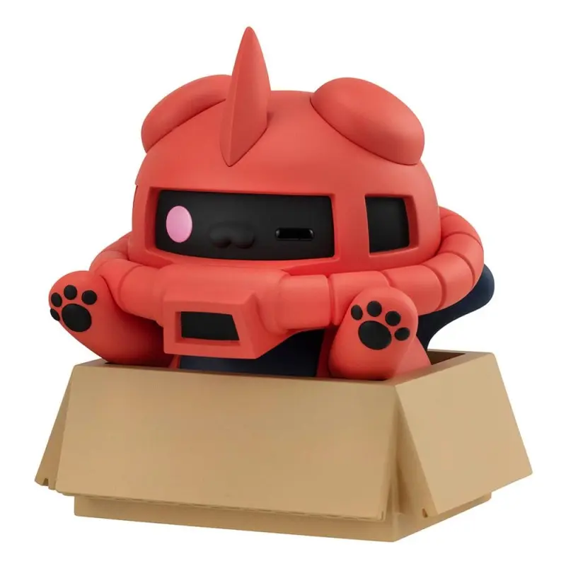 Mobile Suit Gundam Mega Cat Project Nyanto! The Big Nyandam Series trading figure Char's Zaku 14 cm   | 4535123842399