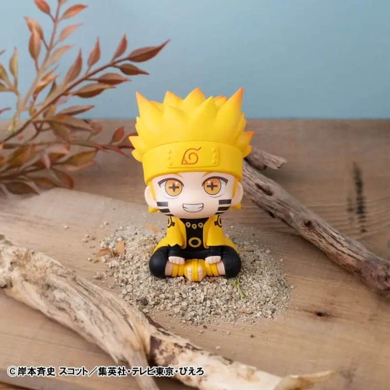 Naruto Shippuden statuette PVC Look Up Naruto Uzumaki Six Paths Sage Mode & Minato Namikaze 11 cm (with gift)  | 4535123842672