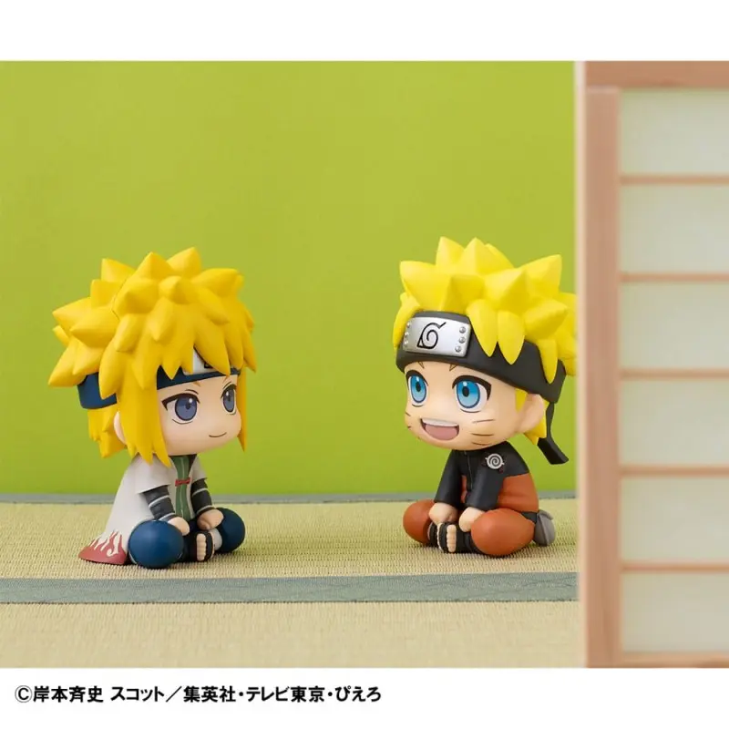 Naruto Shippuden statuette PVC Look Up Naruto Uzumaki Six Paths Sage Mode & Minato Namikaze 11 cm (with gift)  | 4535123842672