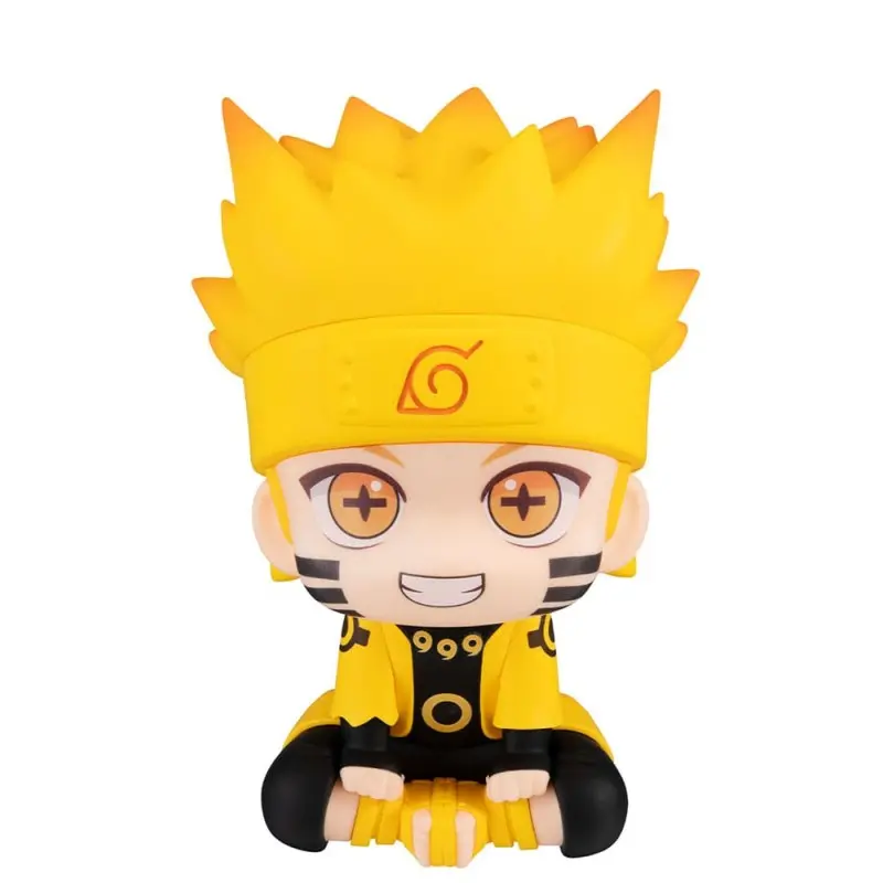 Naruto Shippuden statuette PVC Look Up Naruto Uzumaki Six Paths Sage Mode & Minato Namikaze 11 cm (with gift)  | 4535123842672