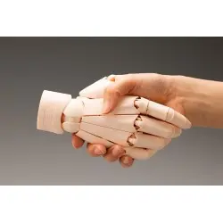Takahiro Kagami Artist Support Item Hand PVC 1/1 Model/R Pale Orange 21 cm | 4934054063109