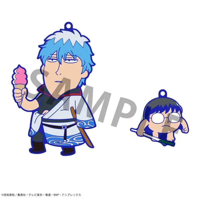 Gintama x Okawabukubu assortiment charms caoutchouc Rubber Mascot Buddycolle Gintama Oshanti 7 cm (8) | 4535123842849