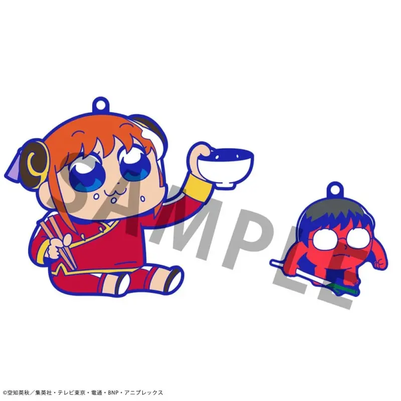 Gintama x Okawabukubu assortiment charms caoutchouc Rubber Mascot Buddycolle Gintama Oshanti 7 cm (8) | 4535123842849