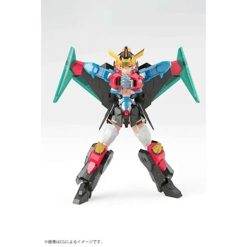 The King of Braves GaoGaiGar figurine Plastic Model Kit Cross Frame Girl Star Gaofighgar 19 cm | 4934054027019