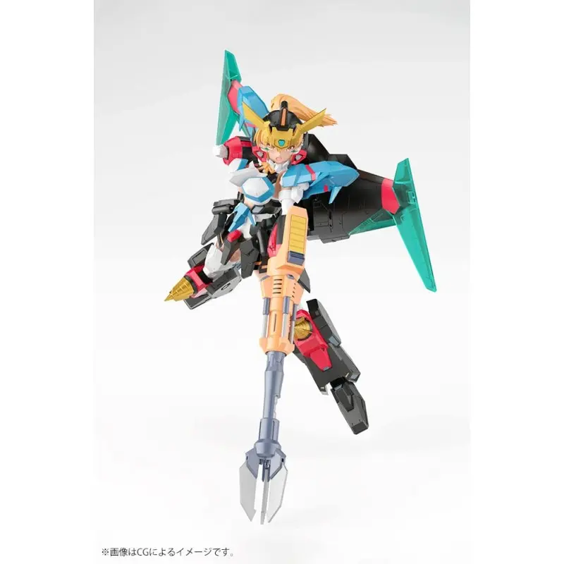 The King of Braves GaoGaiGar figurine Plastic Model Kit Cross Frame Girl Star Gaofighgar 19 cm | 4934054027019