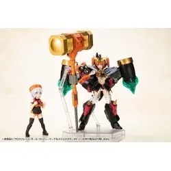 The King of Braves GaoGaiGar figurine Plastic Model Kit Cross Frame Girl Goldymark & Stealth Gao II Set 12 cm | 4934054042319