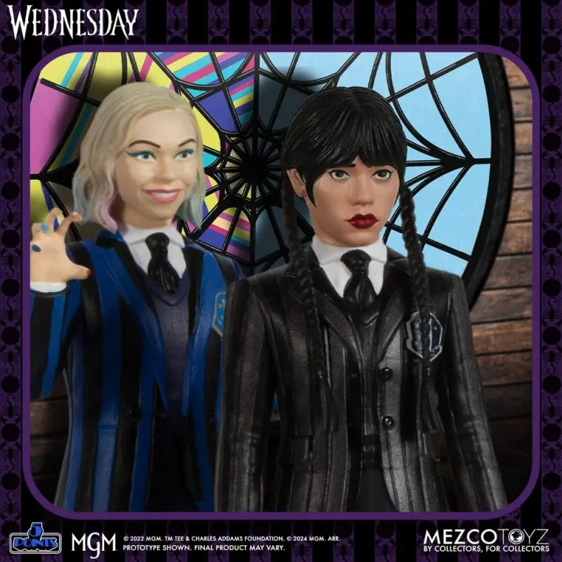 Wednesday figurines 5 Points Wednesday & Enid Boxed Set 10 cm | 0696198170467