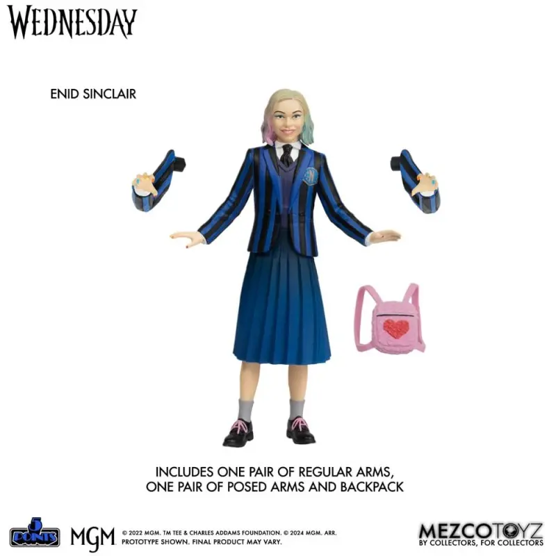 Wednesday figurines 5 Points Wednesday & Enid Boxed Set 10 cm | 0696198170467