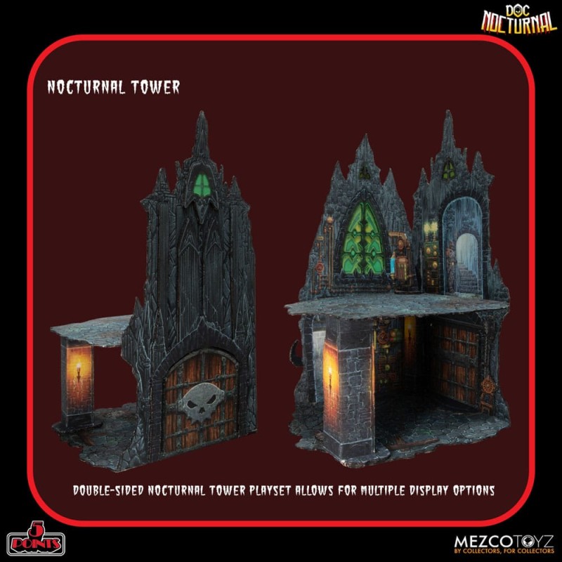 Doc Nocturnal figurines 5 Points Nocturnal Tower Playset 9 cm
