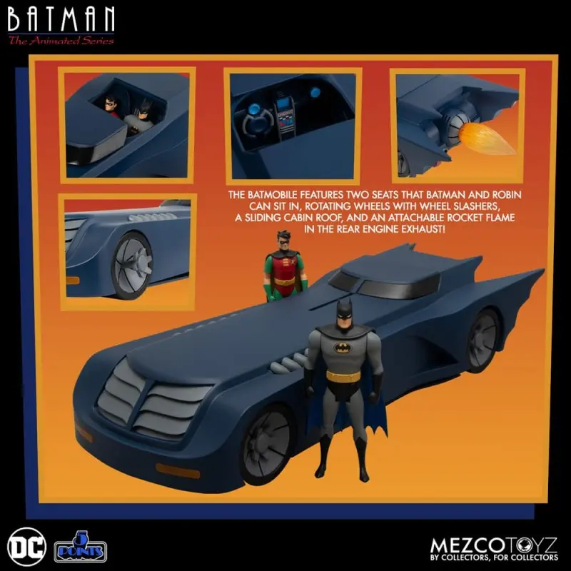 DC Comics véhicule Batman: The Animated - The Batmobile | 0696198181654