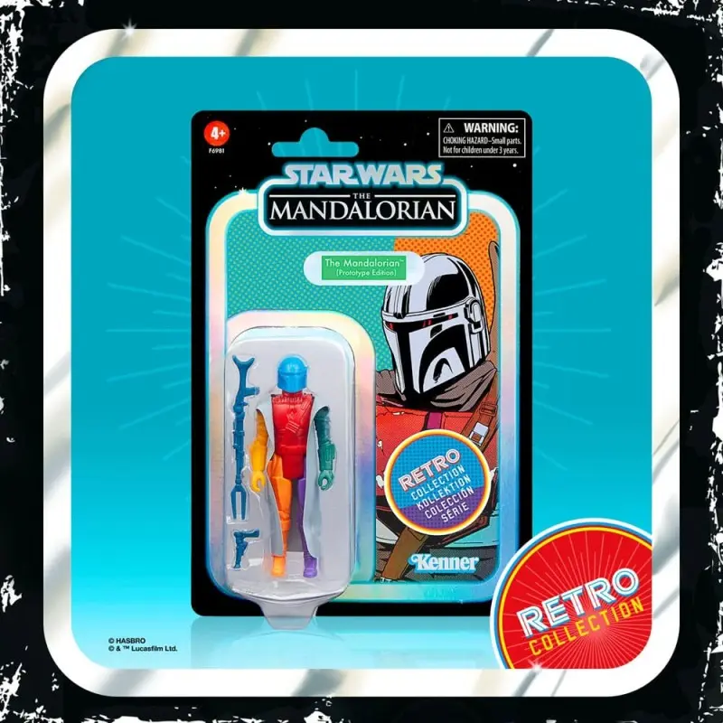 Star Wars: The Mandalorian Retro Collection figurine The Mandalorian (Prototype Edition) 10 cm | 5010996165657