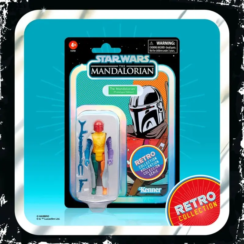 Star Wars: The Mandalorian Retro Collection figurine The Mandalorian (Prototype Edition) 10 cm | 5010996165657