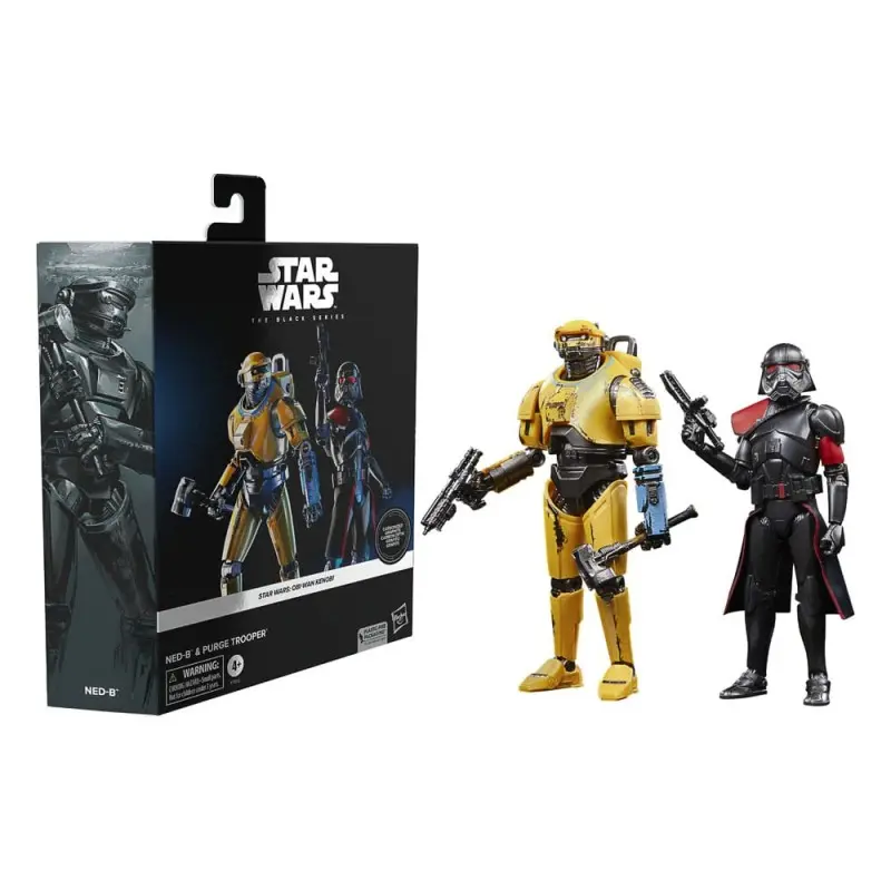 Star Wars: Obi-Wan Kenobi Black Series pack 2 figurines NED-B & Purge Trooper Exclusive 15 cm | 5010996150172