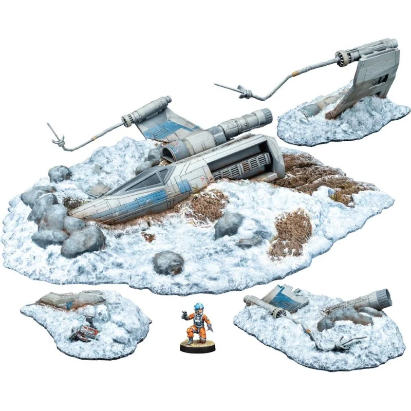 Star Wars Légion : Crashed X-Wing Battlefield Expansion | 0841333119881