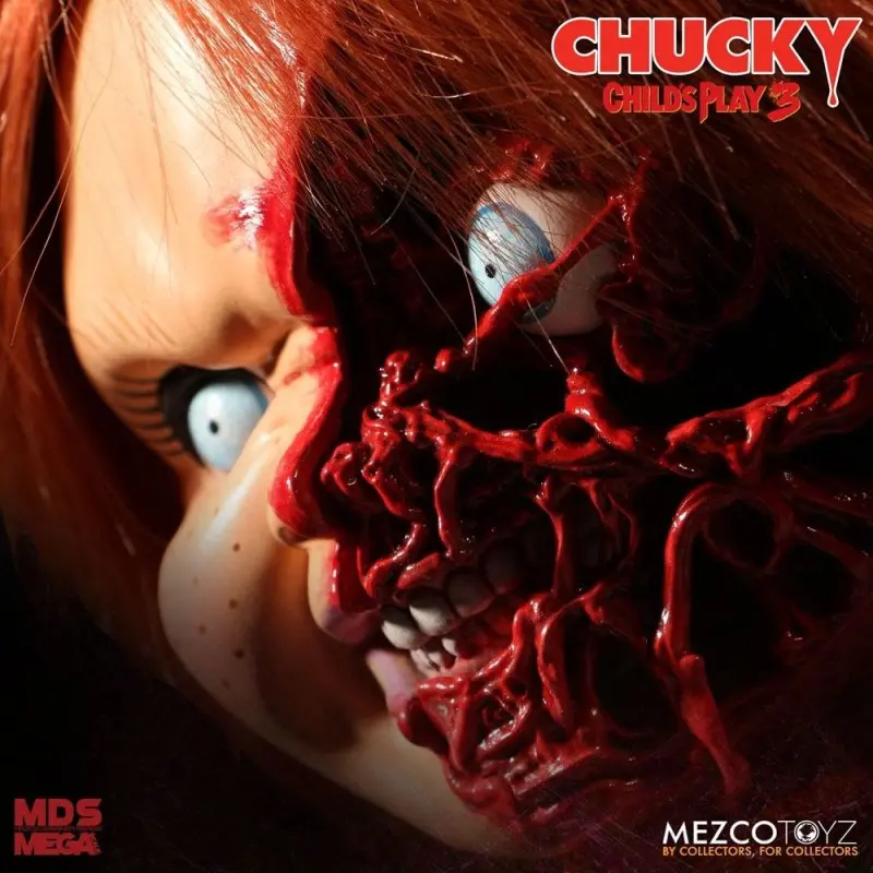 Chucky 3 poupée parlante Designer Series Pizza Face Chucky 38 cm | 0696198780208