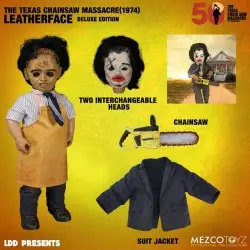 Massacre à la tronçonneuse (film, 1974) Living Dead Dolls poupée Leatherface Deluxe Edition 27 cm | 0696198935332