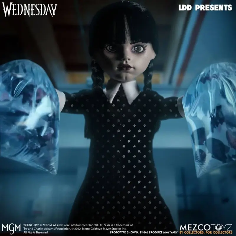 Wednesday Living Dead Dolls poupée Wednesday Addams 25 cm | 0696198996531