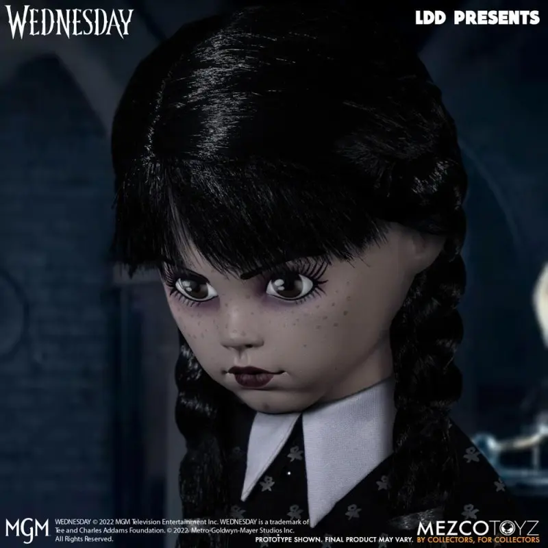 Wednesday Living Dead Dolls poupée Wednesday Addams 25 cm | 0696198996531