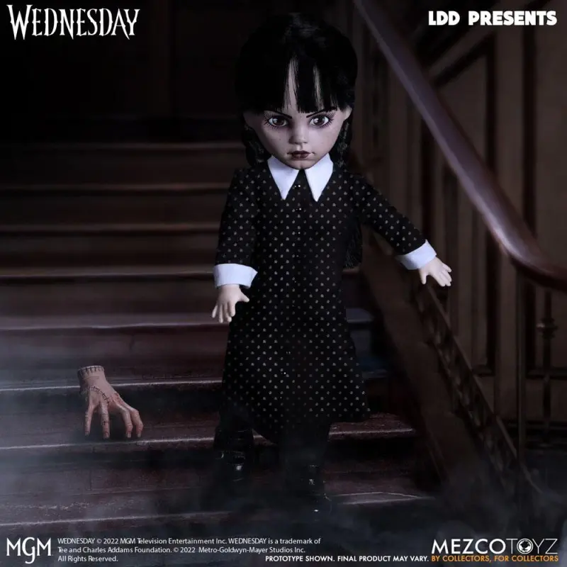 Wednesday Living Dead Dolls poupée Wednesday Addams 25 cm | 0696198996531