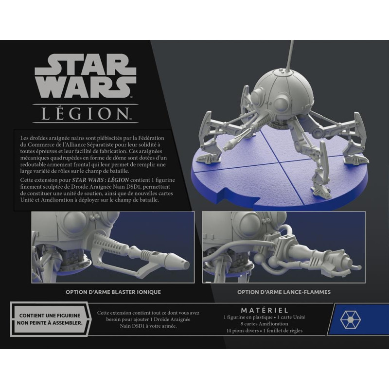 Star Wars Légion : Droïde Araignée Nain DSD1