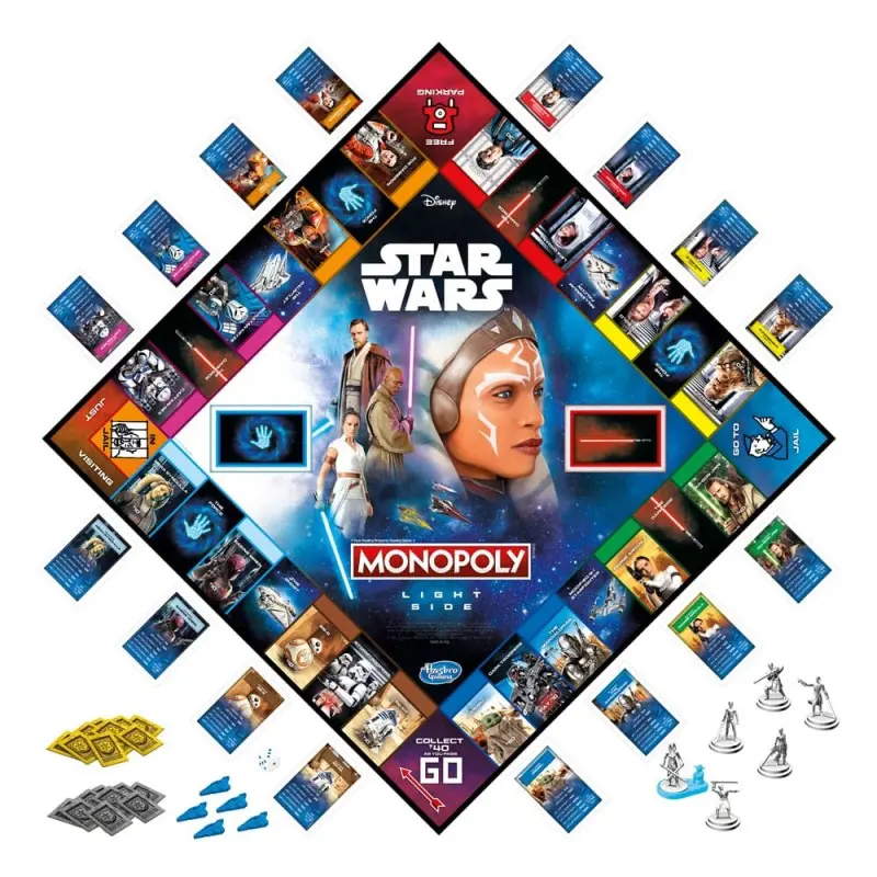 Star Wars jeu de plateau Monopoly Light Side Edition *ANGLAIS* | 5010996190451
