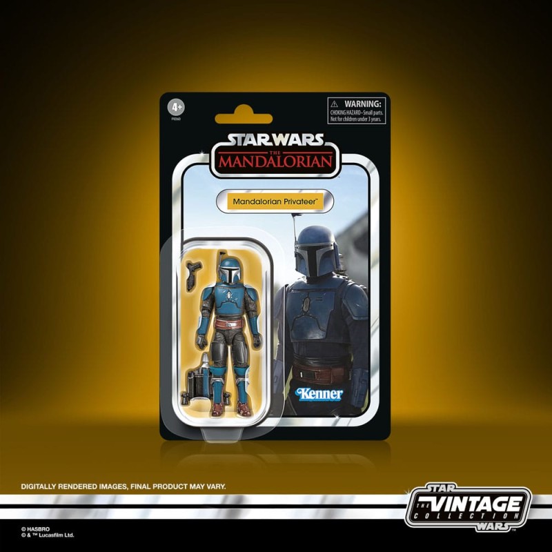 Star Wars: The Mandalorian Vintage Collection Tantive IV Hallway et figurine Mandalorian Privateer 10 cm | 5010996204424