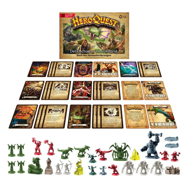 HeroQuest extension jeu de plateau Der Dschungel von Delthrak Pack de Quête *ALLEMAND*