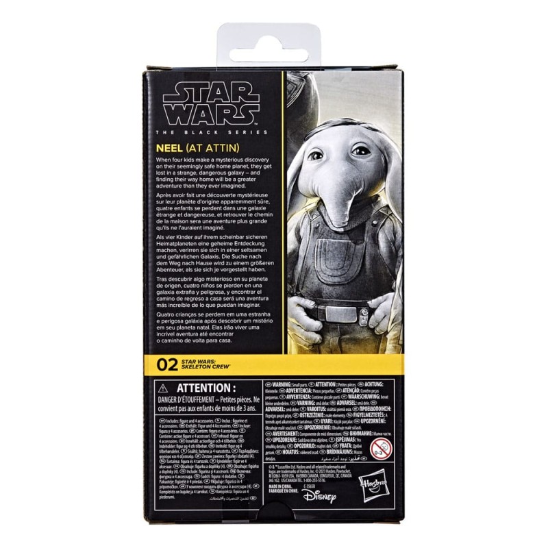 Star Wars: Skeleton Crew Black Series figurine Neel (At Attin) 15 cm