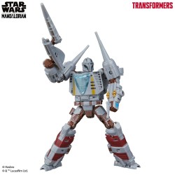 Star Wars x Transformers figurine The Mandalorian / N-1 Starfighter 19 cm
