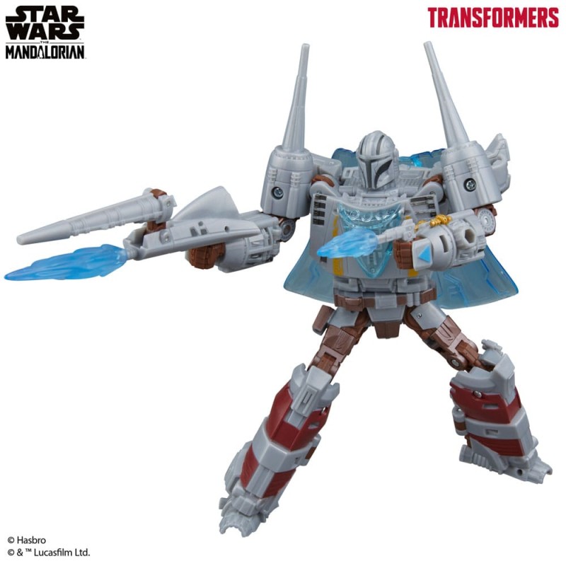 Star Wars x Transformers figurine The Mandalorian / N-1 Starfighter 19 cm
